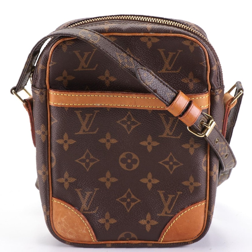 Louis Vuitton Danube Bag in Monogram Canvas and Leather