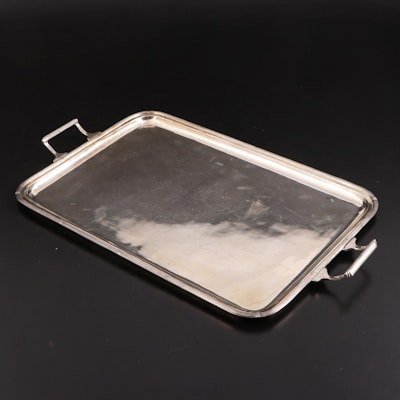 900 Silver Handled Tray