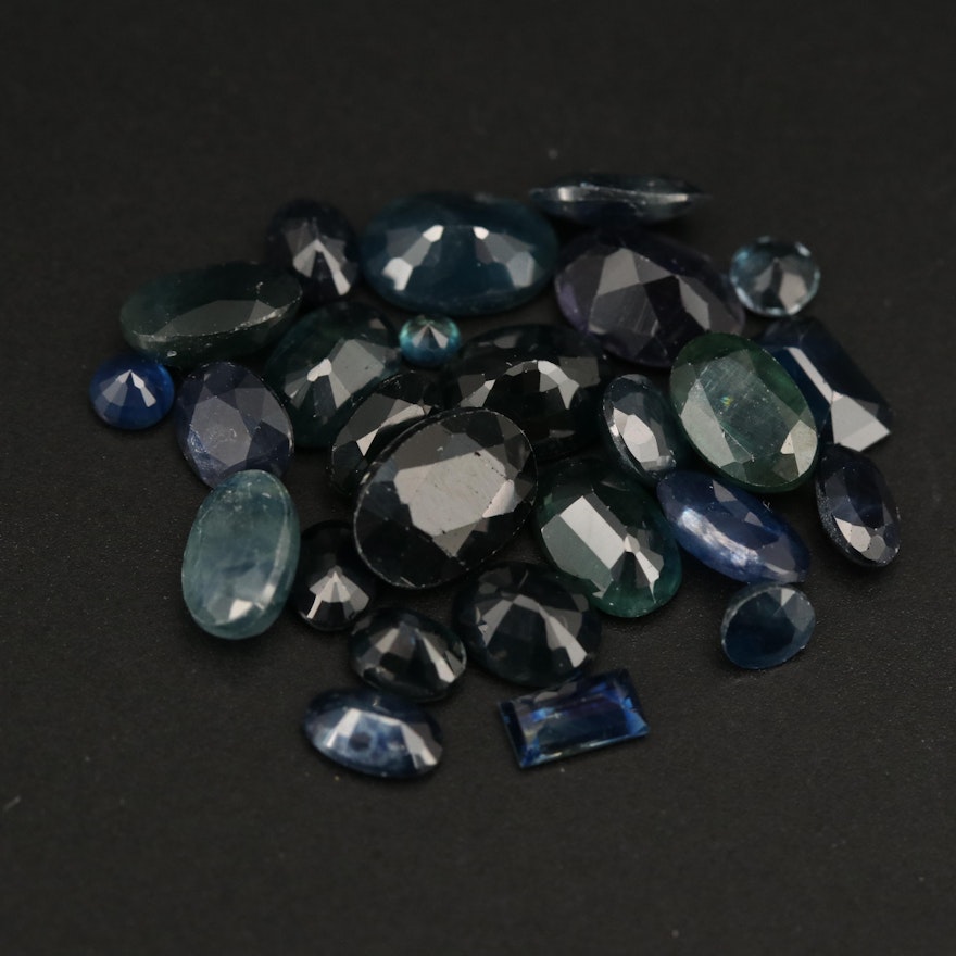 Loose 12.14 CTW Mixed Sapphires