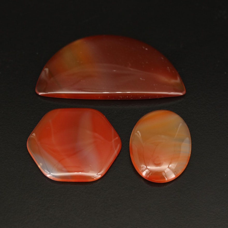 Loose Mixed Agate Cabochons