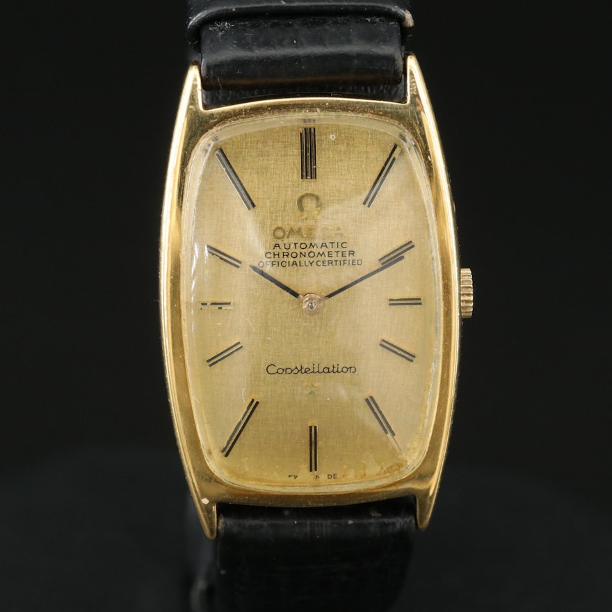18K Omega Constellation Automatic Wristwatch