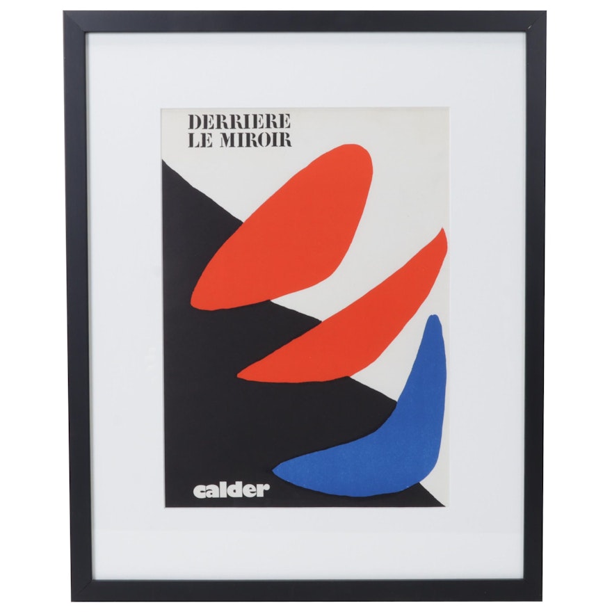 Alexander Calder Color Lithograph for "Derrière le Miroir," 1971