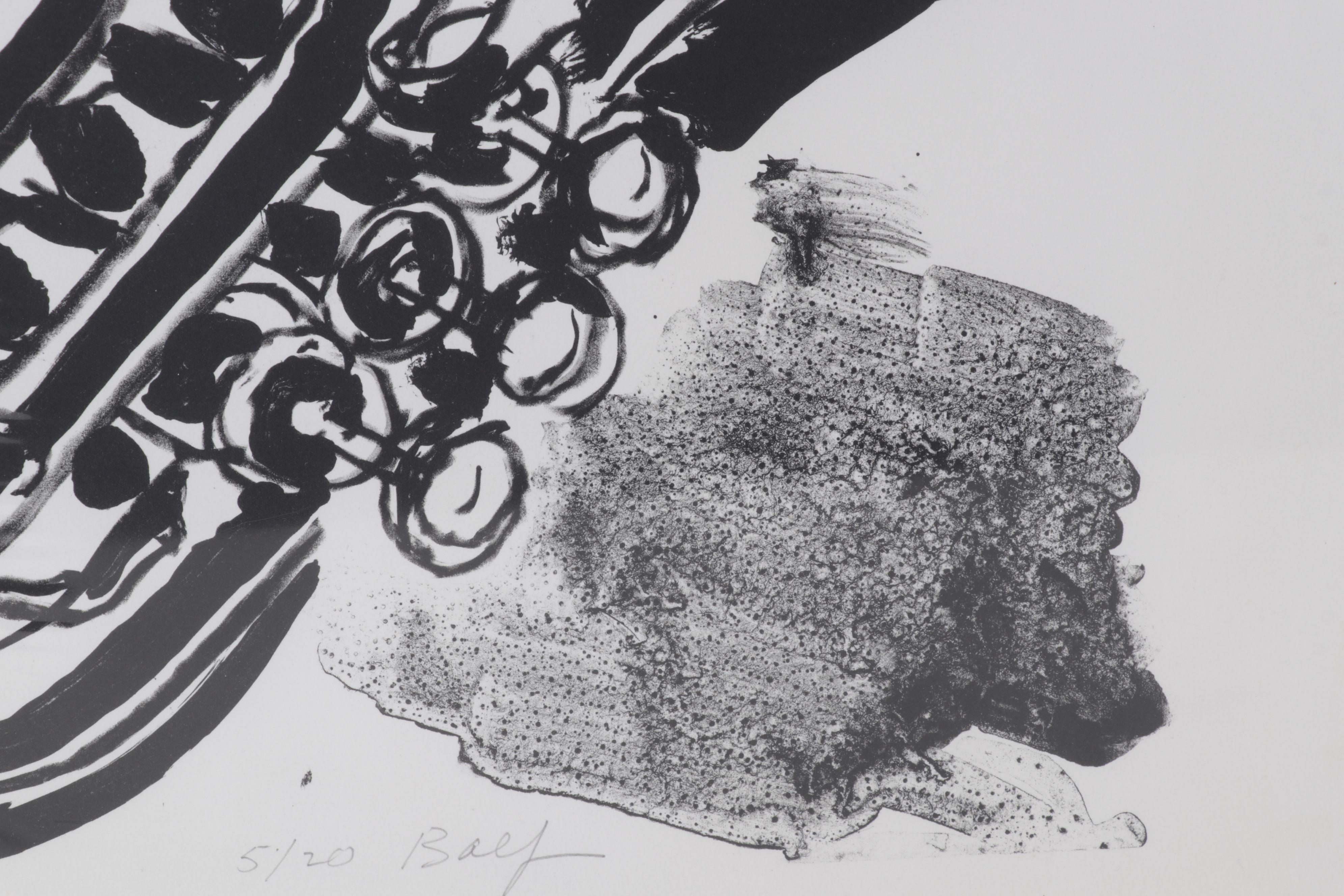 Lithograph "All That Jazz," Circa 1985 EBTH