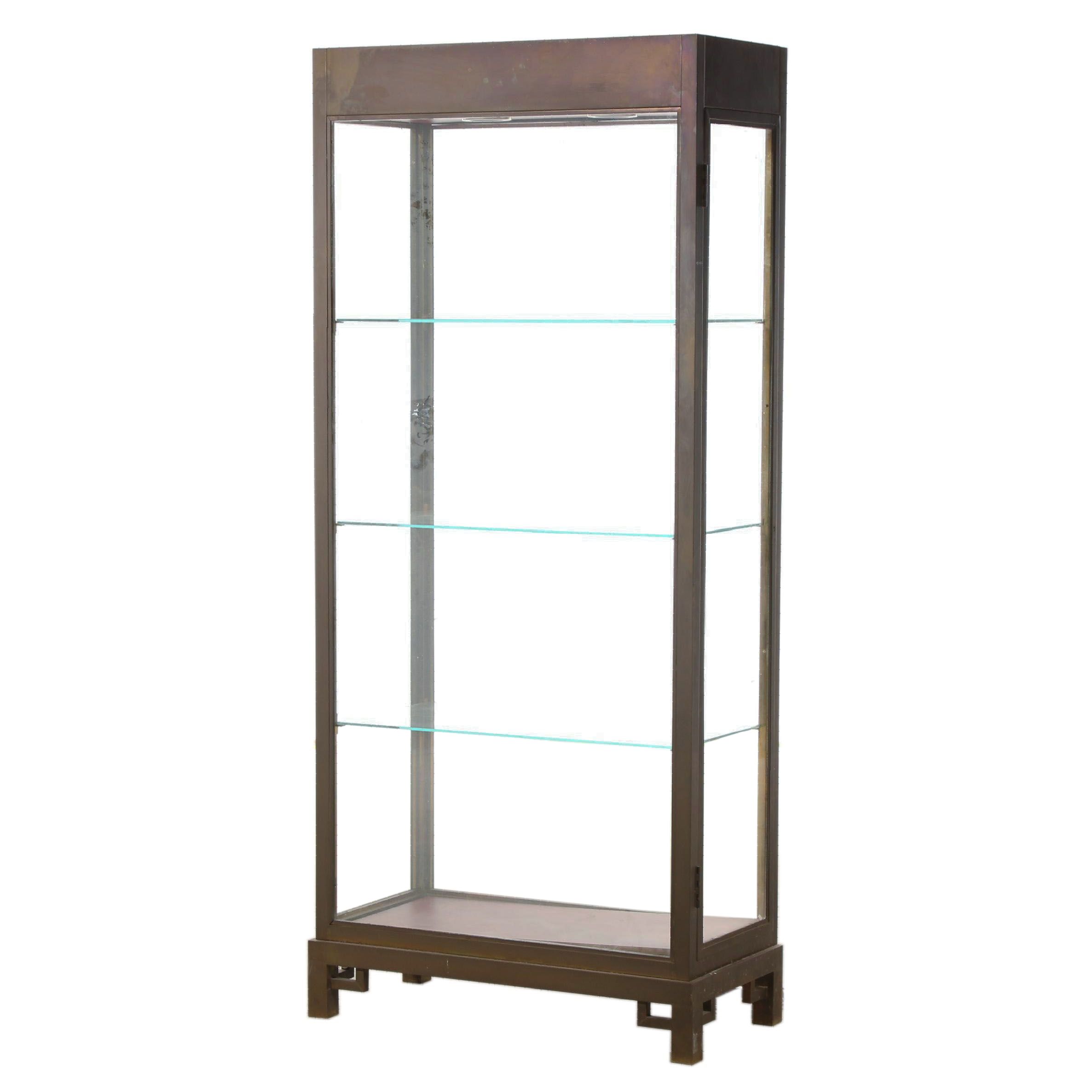 Brass Illuminated Merchandise Display EBTH