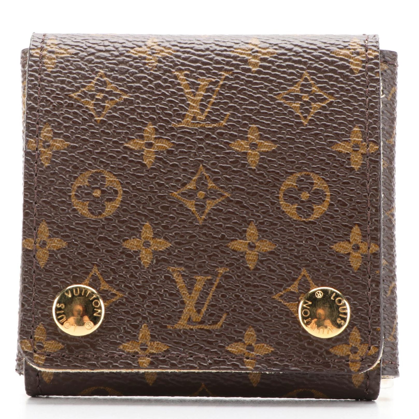 Louis Vuitton Mini Folding Jewelry Case in Monogram Canvas with Box EBTH