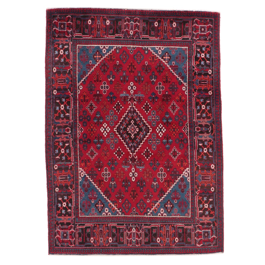 7'10 x 10'11 Hand-Knotted Persian Josheqan Area Rug