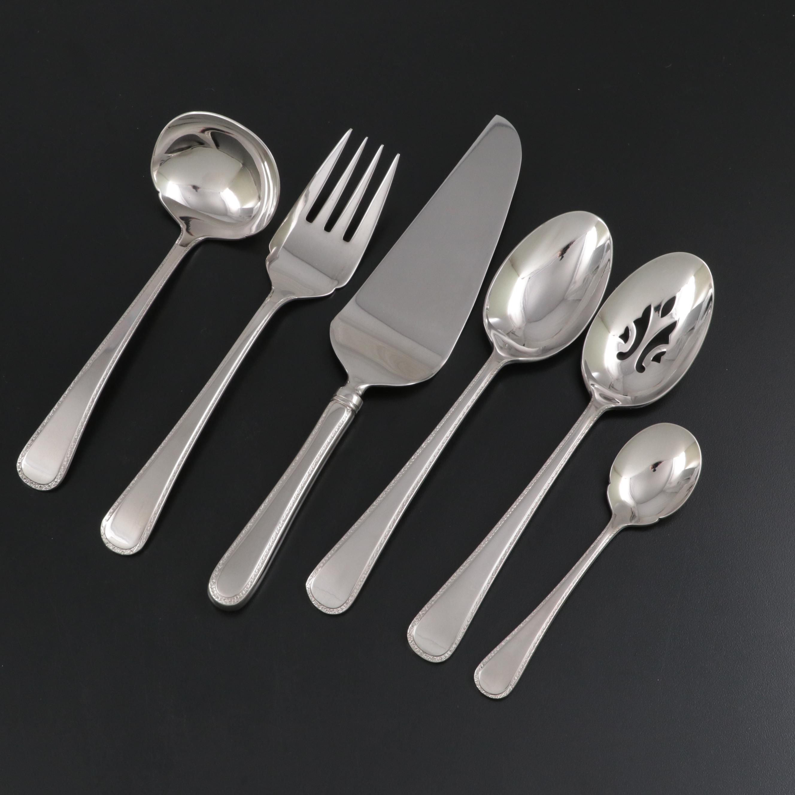 Wallace Silver Plate Flatware in Storage Chest EBTH