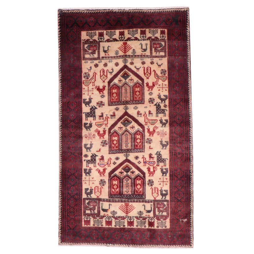 3'5 x 5'11 Hand-Knotted Caucasian Shirvan Area Rug