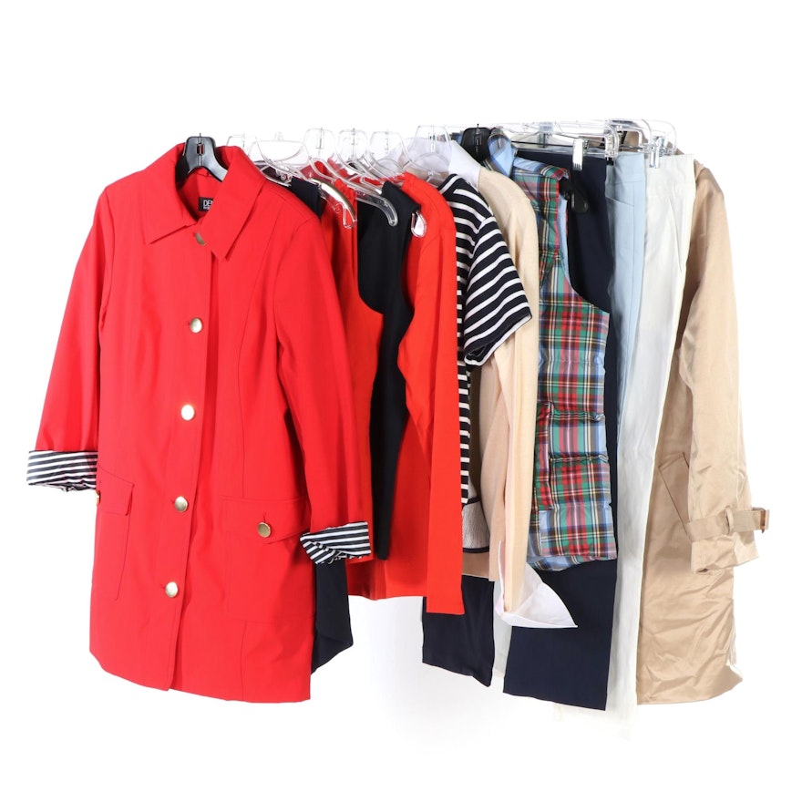 Dennis Basso Jacket, Land's End Vest, Joan Rivers Trench Coat and More Separates