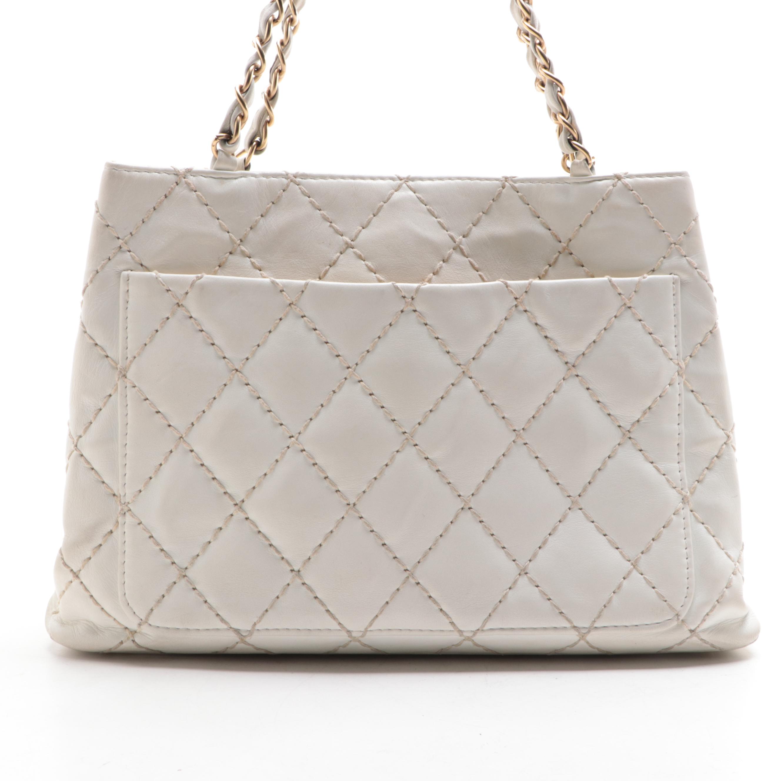 Chanel Quilted Leather Shoulder Bag EBTH