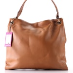Vince Camuto Nadja Hobo Bag in Brown Leather, New with Tag