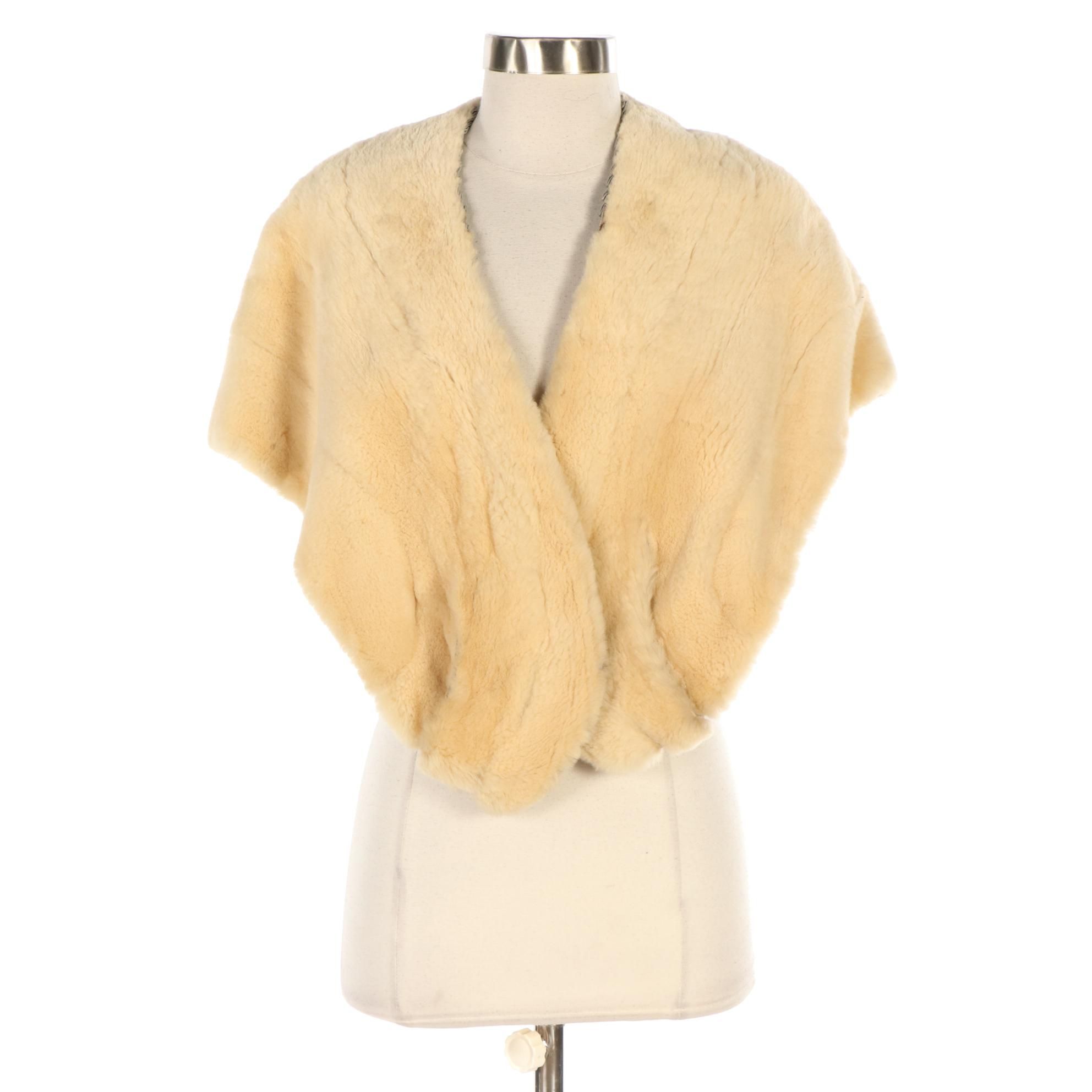 Sheared Mink Fur Stole EBTH