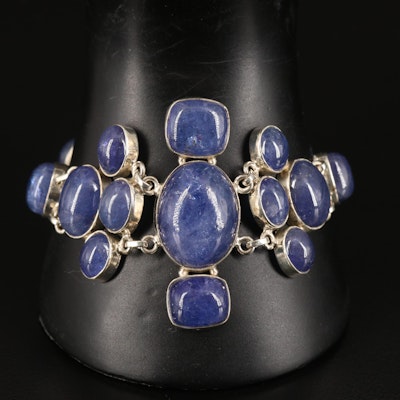 Sterling Tanzanite Bracelet with GIA Report
