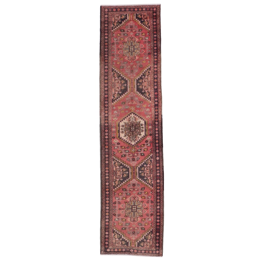 2'6 x 9'9 Hand-Knotted Persian Yalameh Carpet Runner