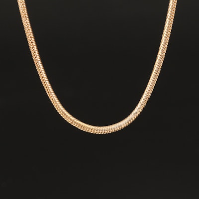 Italian 14K Snake Chain Necklace