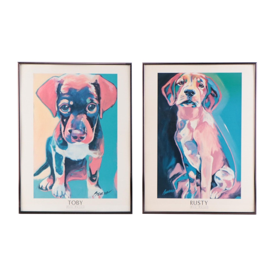 Offset Lithographs After Ron Burns Including "Toby"