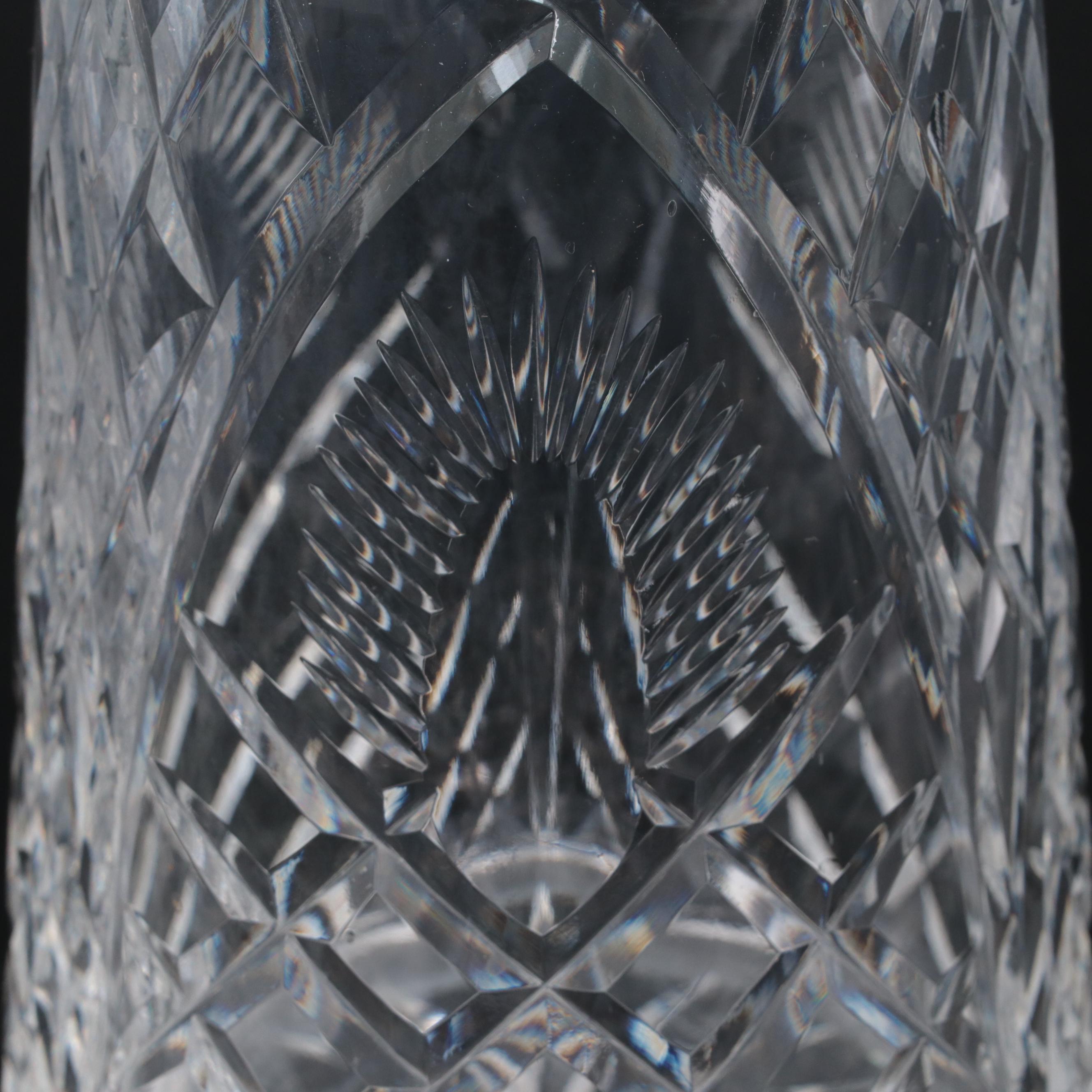 Waterford "Lismore", "Alana", and "Shannon Jubilee" Crystal Decanters