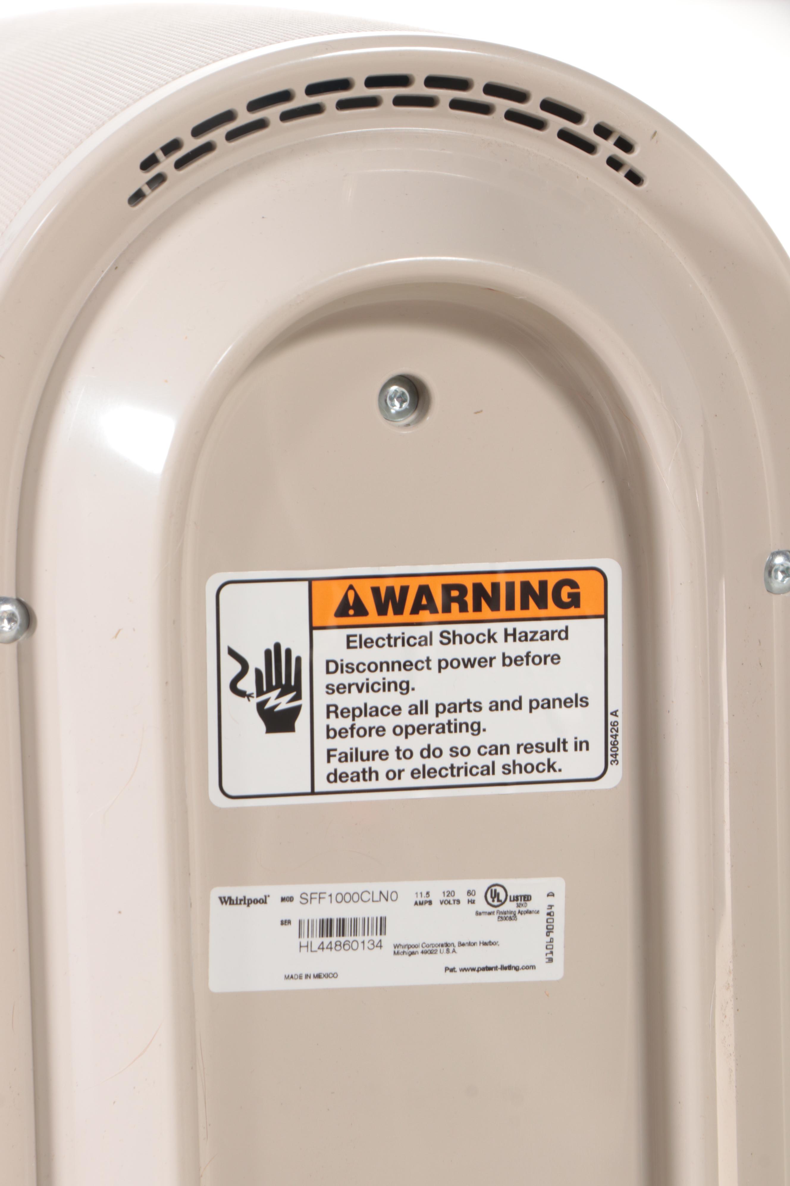 Whirlpool SWASH Clothes Steamer EBTH