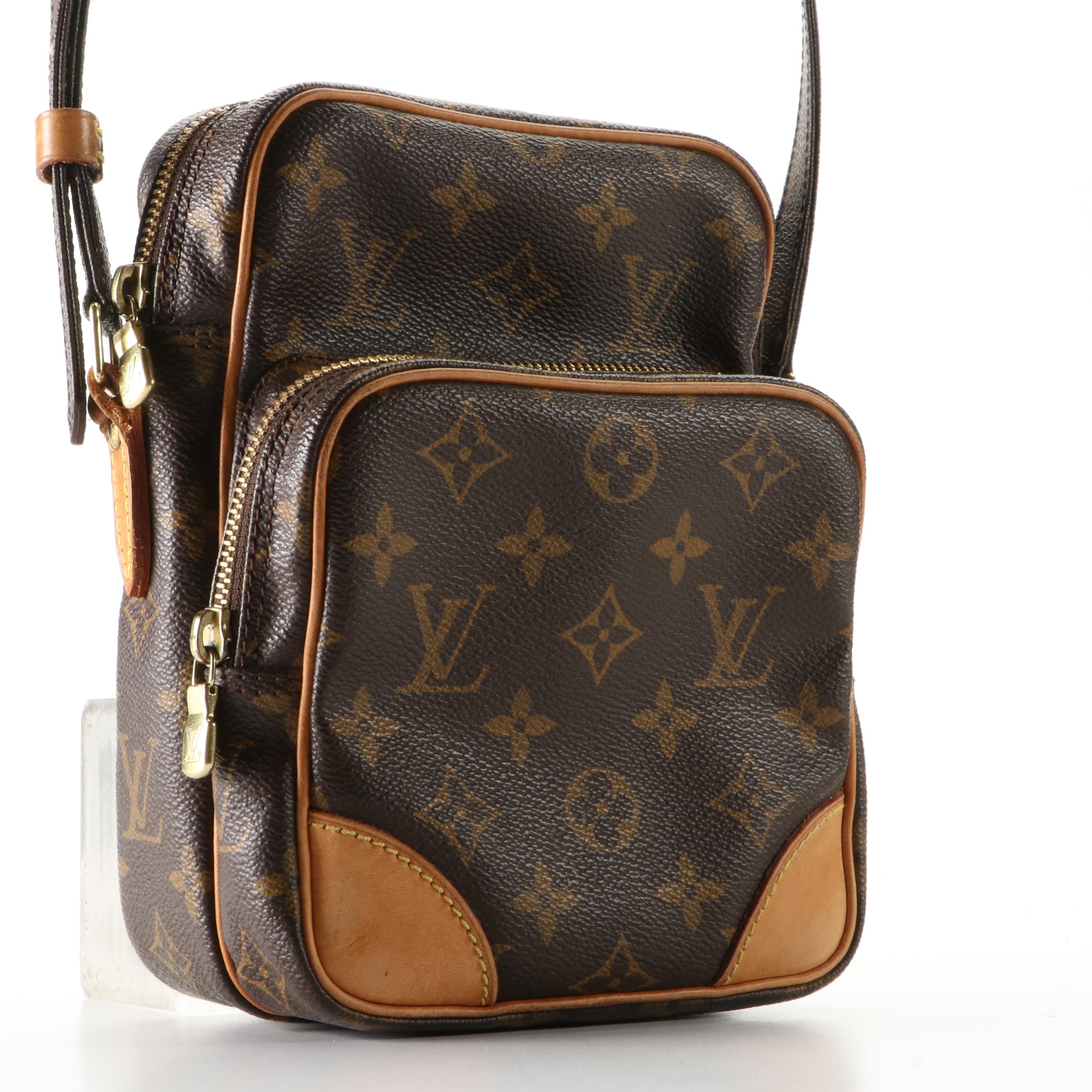 Louis Vuitton Amazone Crossbody Bag in Monogram Canvas/Vachetta Leather