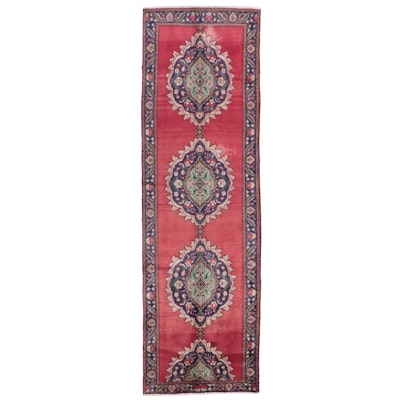 3'7 x 11'10 Hand-Knotted Persian Tabriz Long Rug