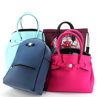 Save My Bag Miss Weekender Plus, Duet Bag, Backpack, and Print Drawstring Bag