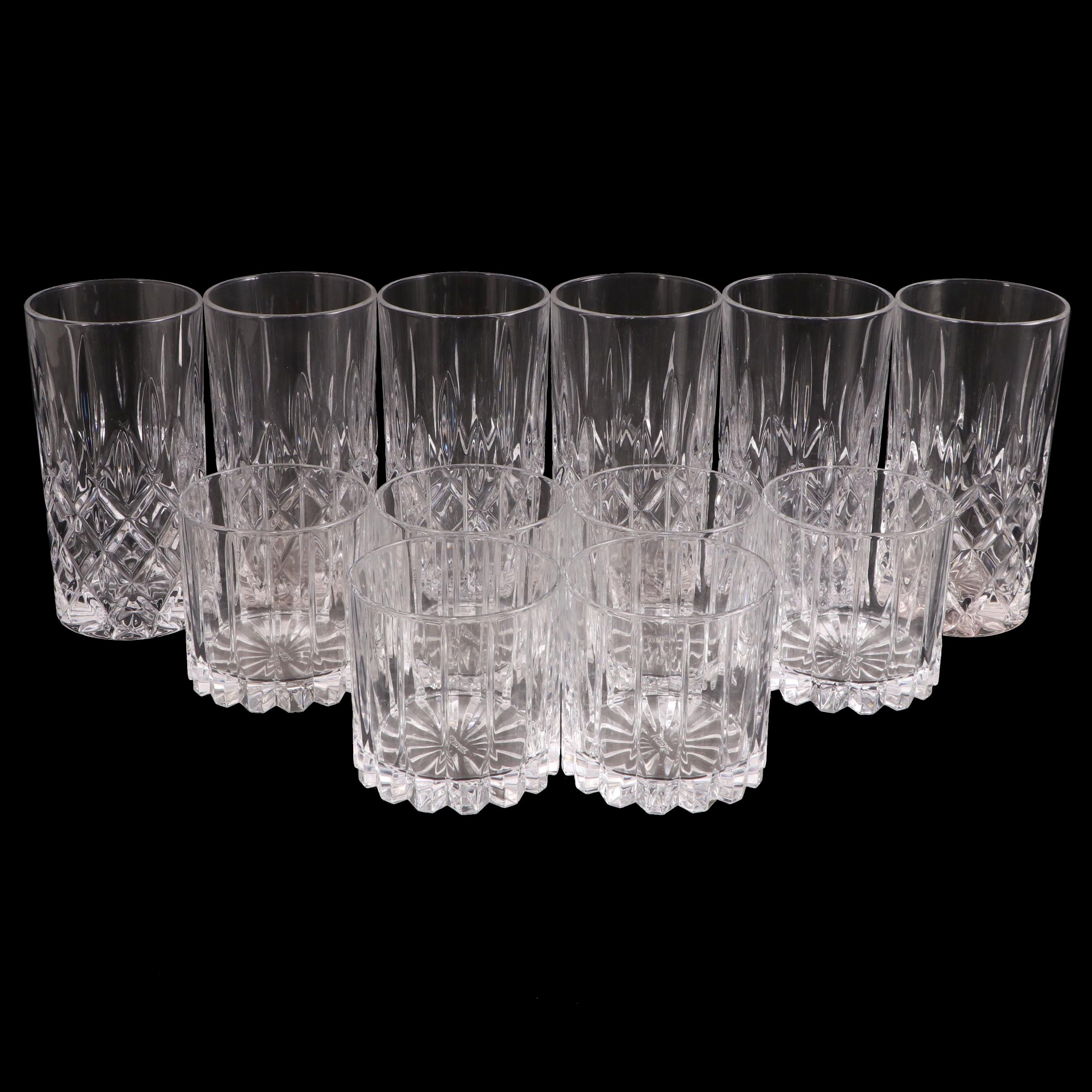Riedel "Noblesse" Highball Glasses with Riedel Whiskey Rocks Glasses EBTH
