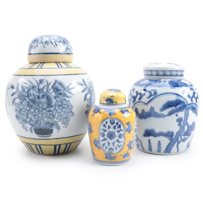 Chinese and Other Porcelain Ginger Jars