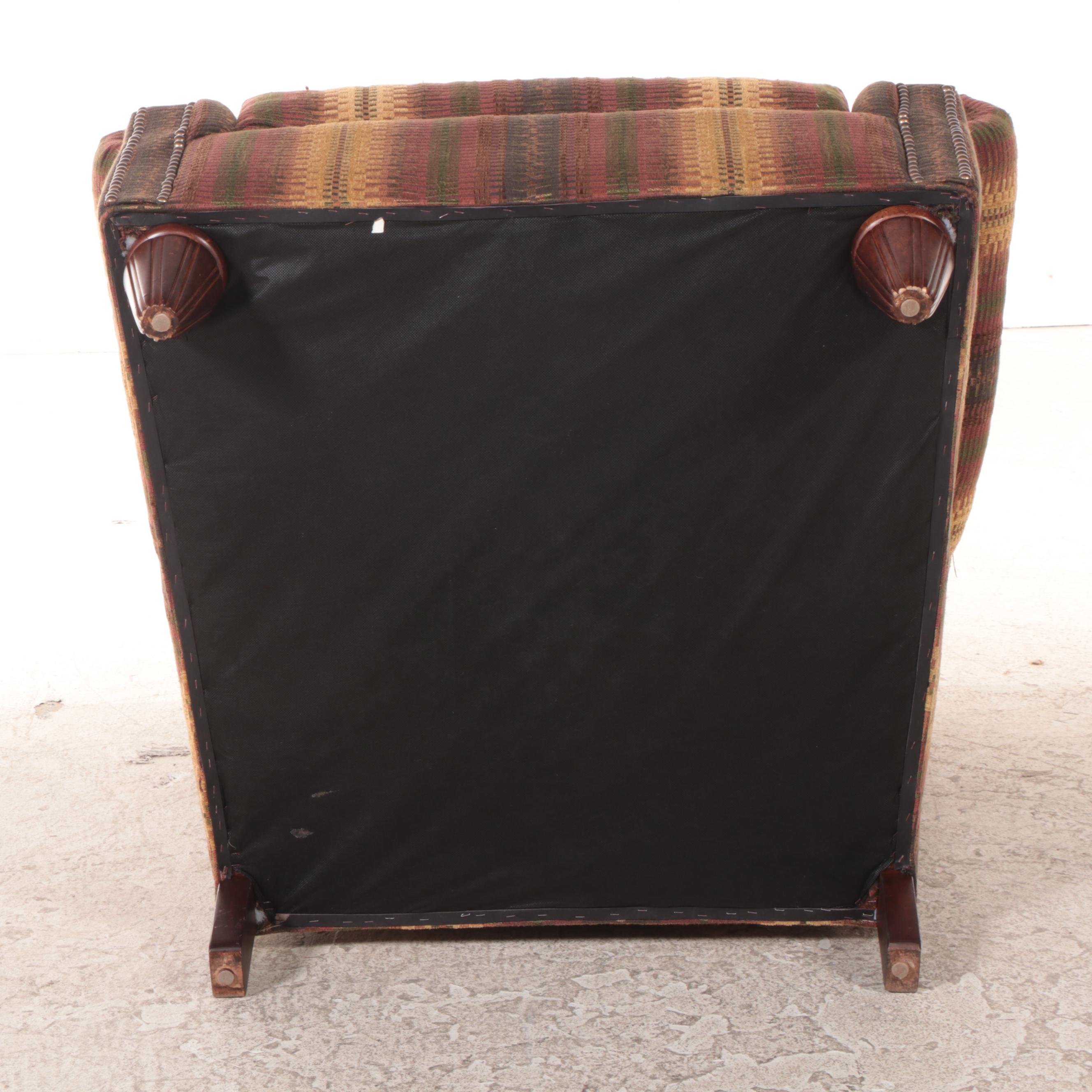 Fairfield Chair Company CustomUpholstered Wingback Armchair and