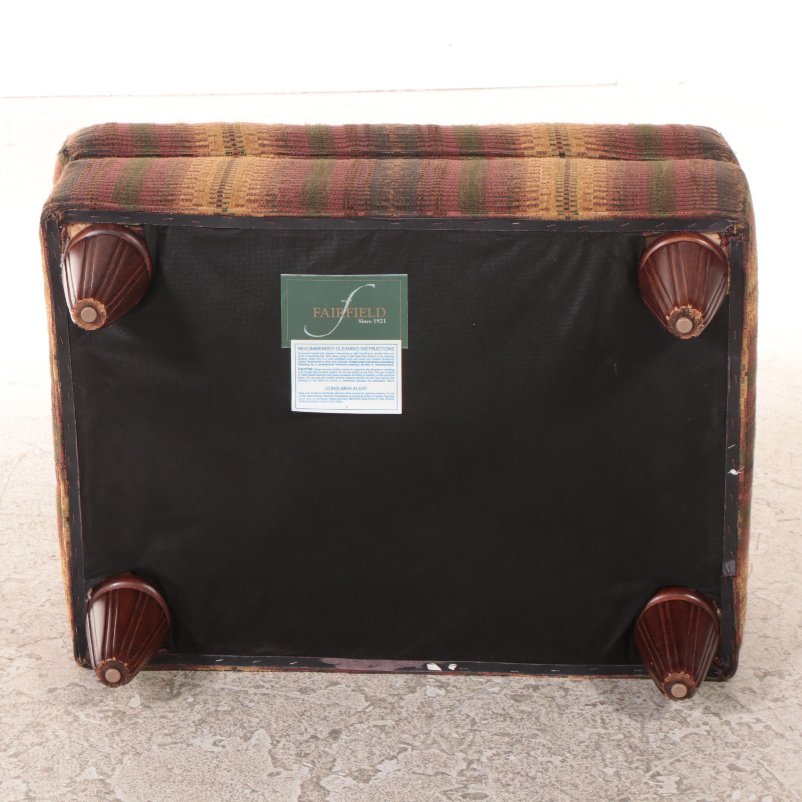 Fairfield Chair Company CustomUpholstered Wingback Armchair and