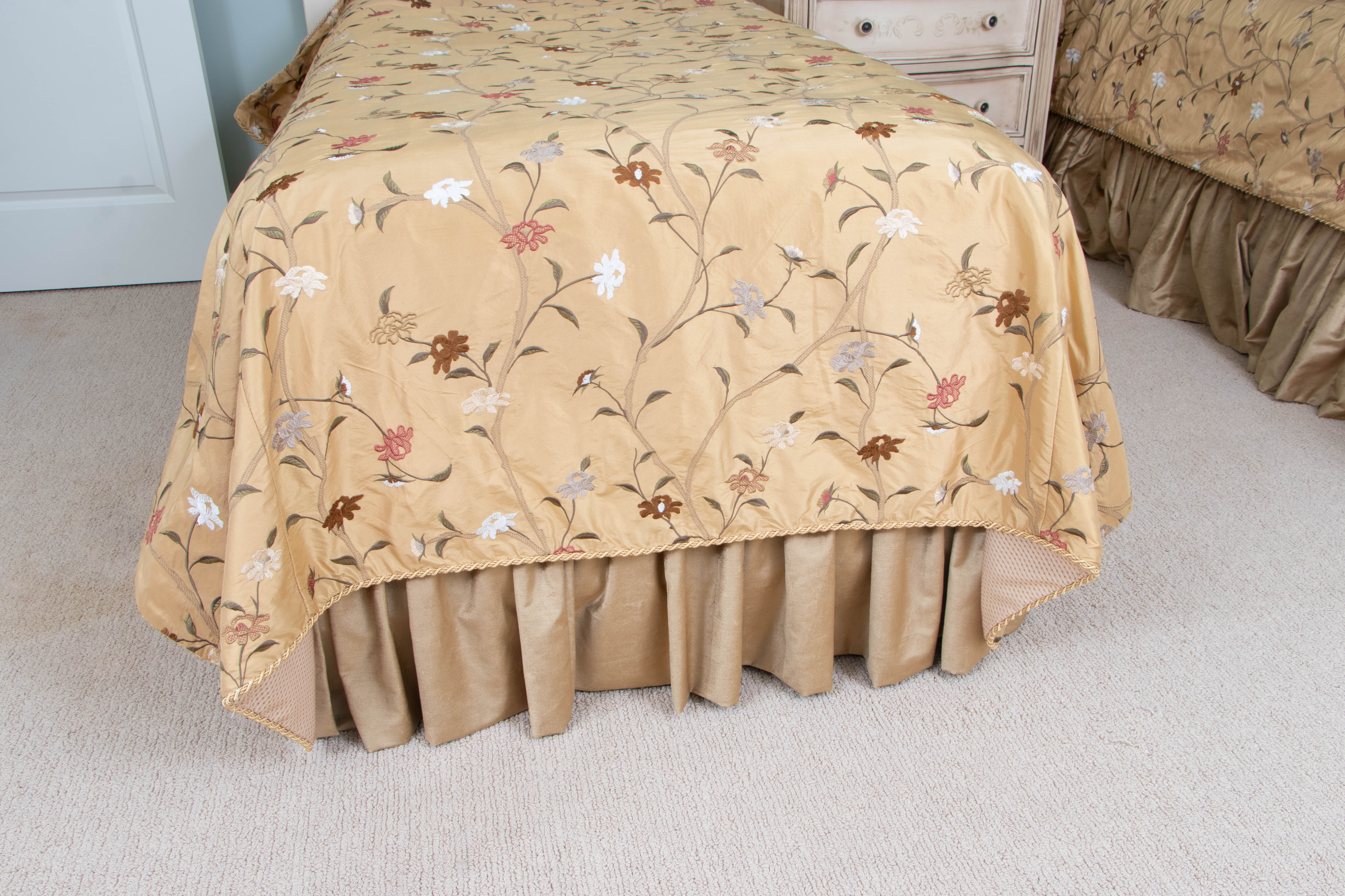 Pair of CreamPainted Twin Headboards EBTH