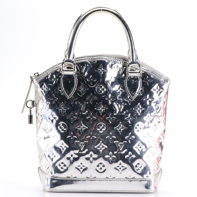Louis Vuitton LockIt Handbag in Monogram Miroir PVC