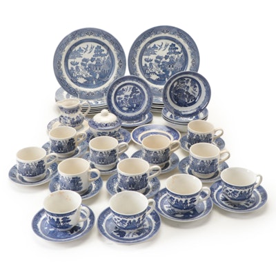 Johnson Bros. "Willow Blue" and Other Blue Willow Ceramic Dinnerware