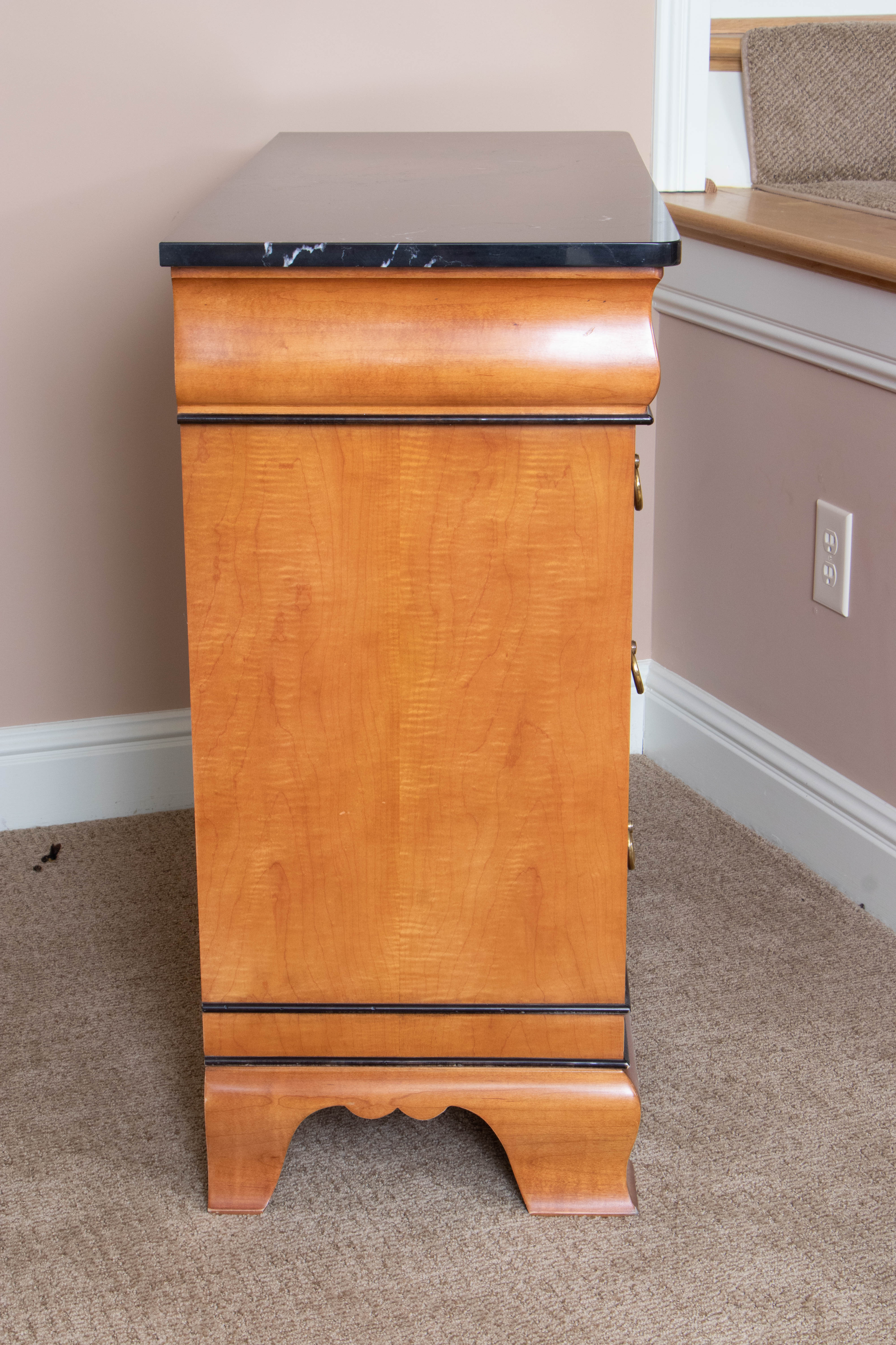 Sherrill CTH Occasional Cherrywood and Marble Top Chest EBTH