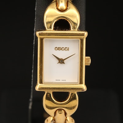 Gucci Swiss Made Gold-Tone Quartz Wristwatch