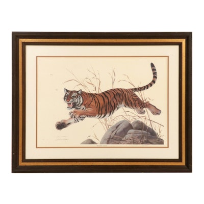 John Ruthven Offset Lithograph "Bengal Tiger," Circa 1968