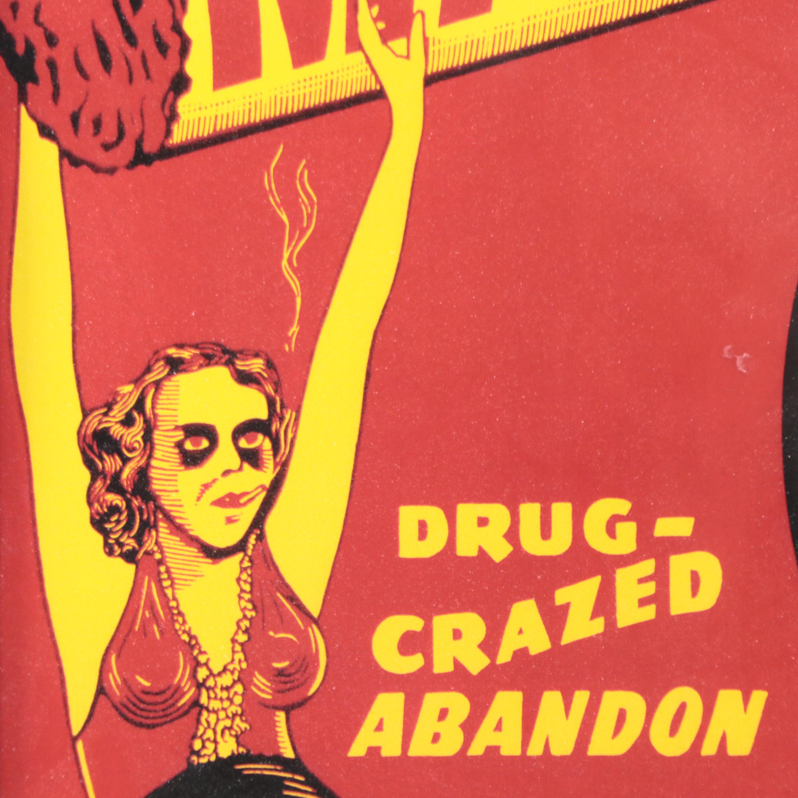 Giclée of Marijuana Propaganda Poster "Reefer Madness" EBTH