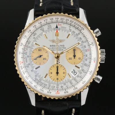 Breitling Navitimer Chronograph 18K and Stainless Steel Wristwatch
