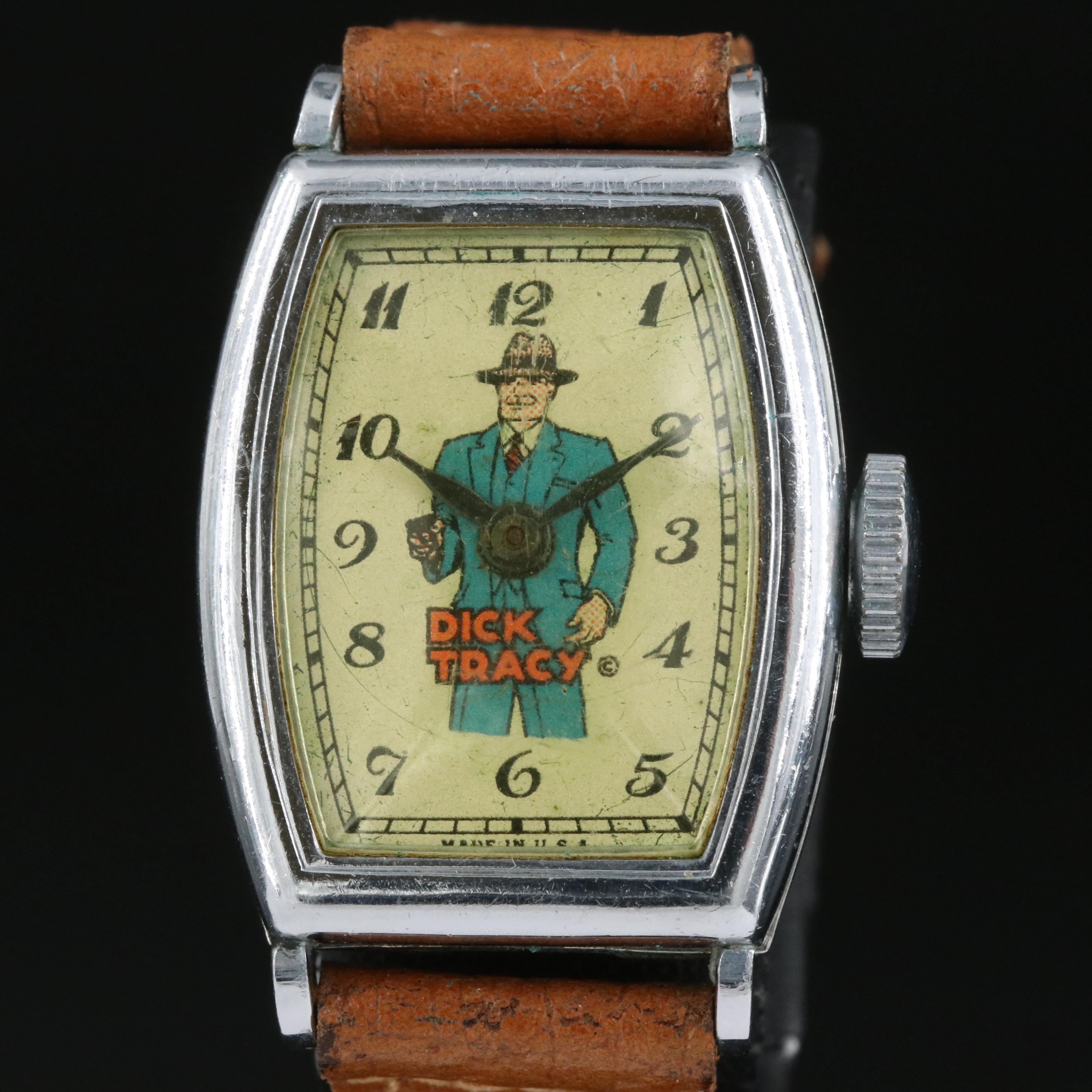 Dick Tracy By New Haven Vintage Hand Wound Wristwatch | EBTH