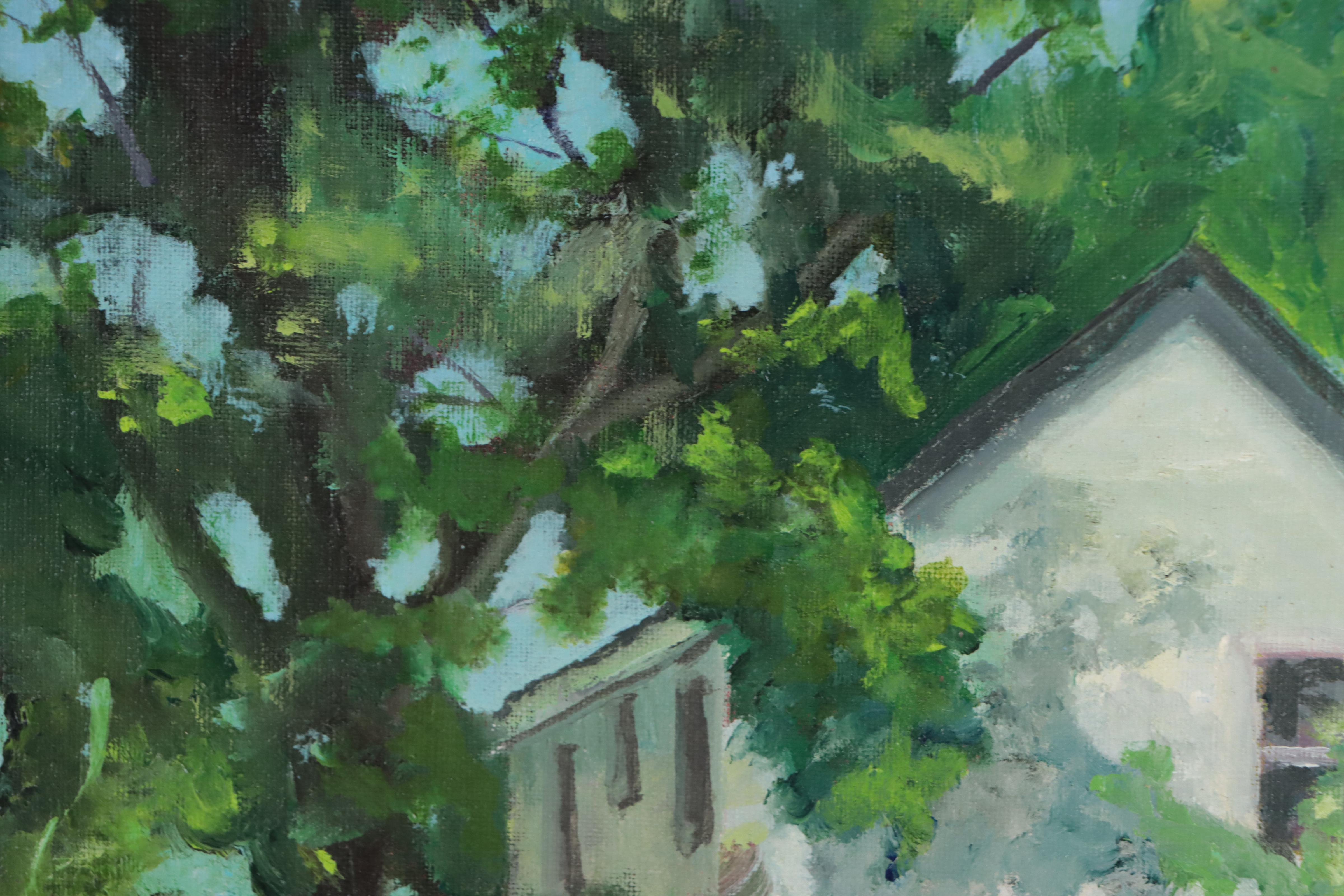 Susan Grier Oil Painting of House EBTH