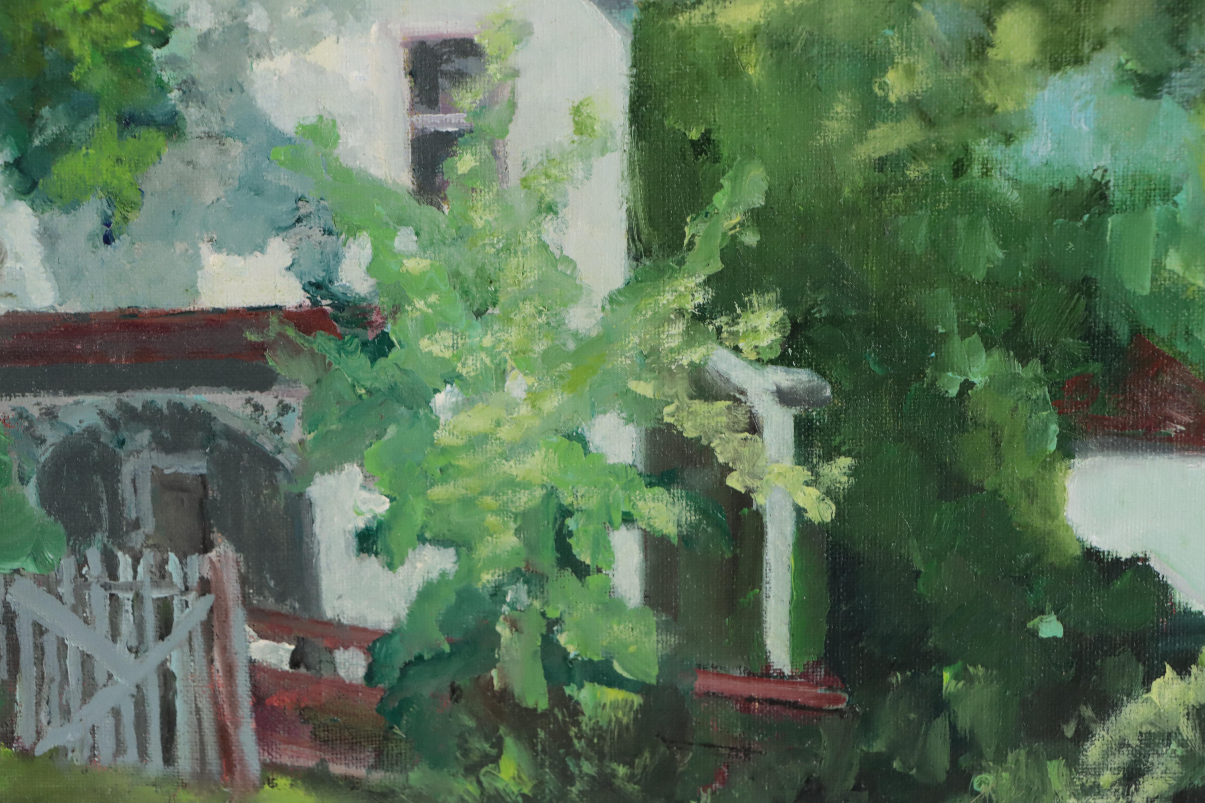 Susan Grier Oil Painting of House EBTH