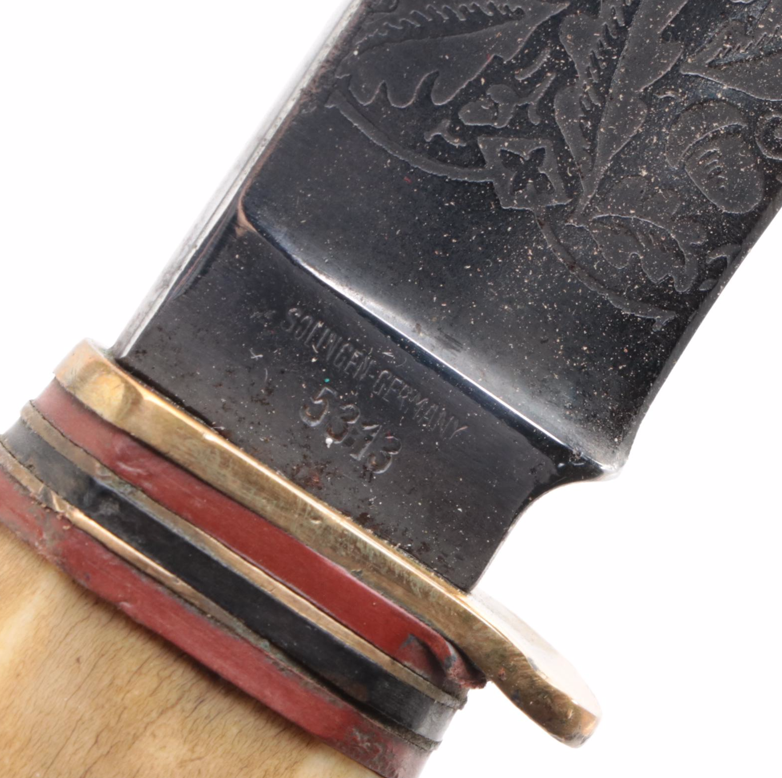 Schmidt & Ziegler with Other German Fixed Blade Knives with Scabbards