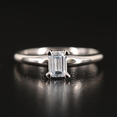 14K 0.59 CT Lab Grown Diamond Solitaire Ring