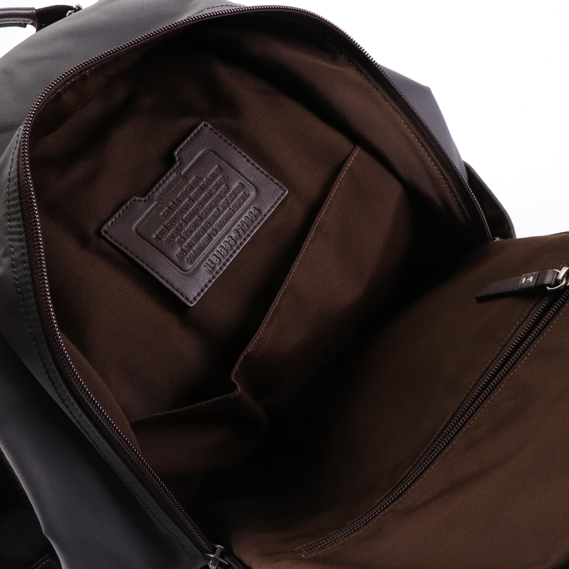 Coach Varick Backpack in Nylon and Leather EBTH