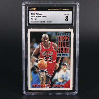 1993-94 Topps All-Star Michael Jordan CSG 9 #101 Chicago Bulls