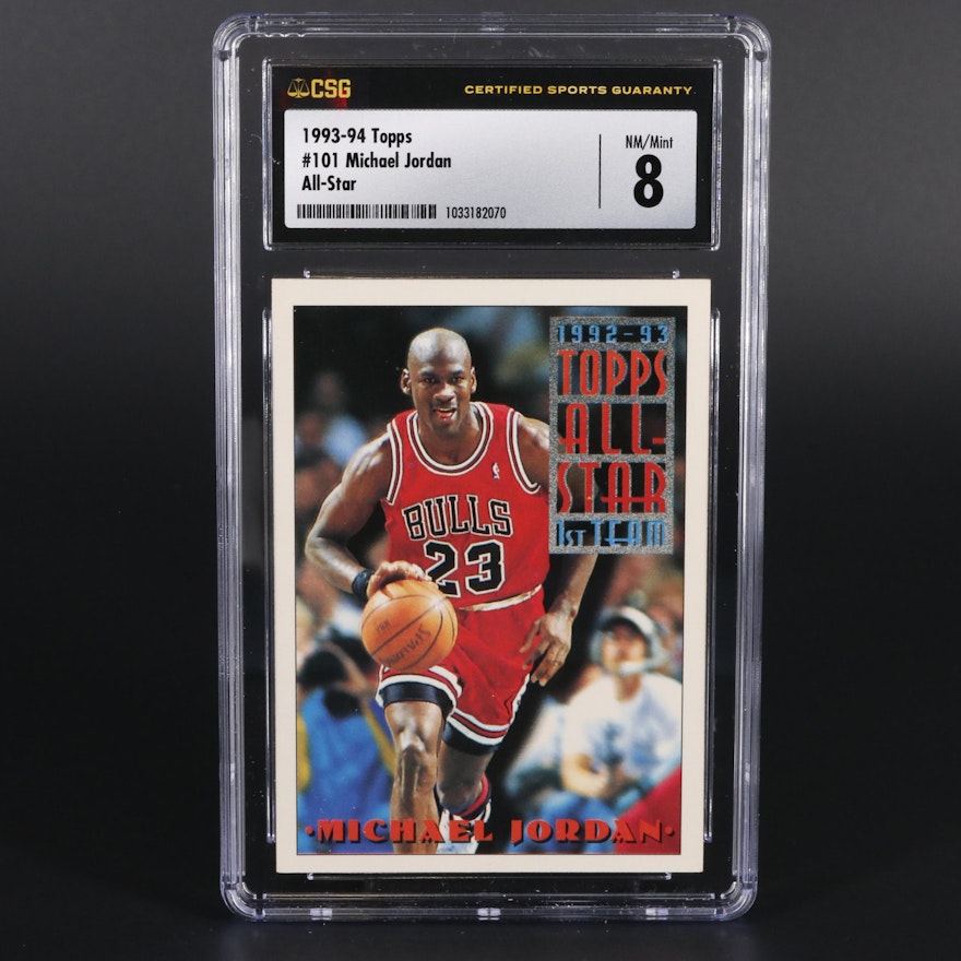 1993-94 Topps All-Star Michael Jordan CSG 9 #101 Chicago Bulls