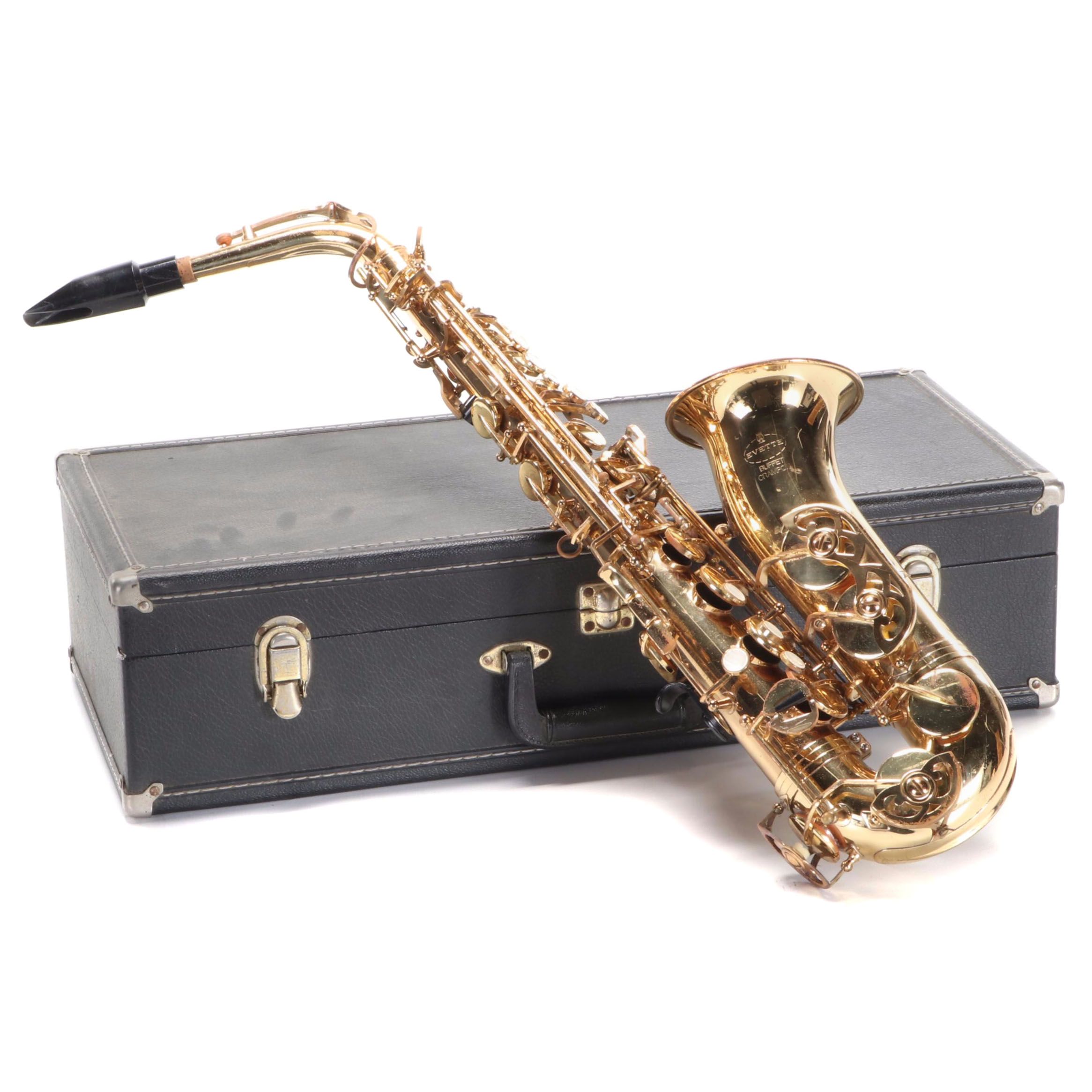 Evette Buffet Crampon Alto Saxophone with Case, Late 20th Century EBTH