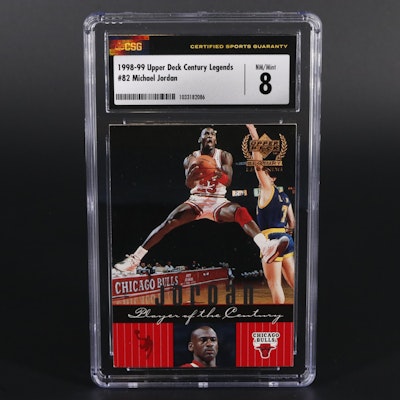 1998-99 Upper Deck Century Legends Michael Jordan CSG 8 #82 Chicago Bulls