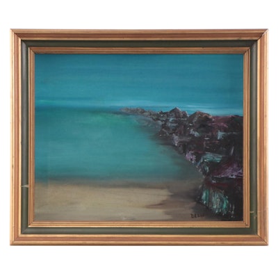 Degler Coastal Landscape Oil Painting