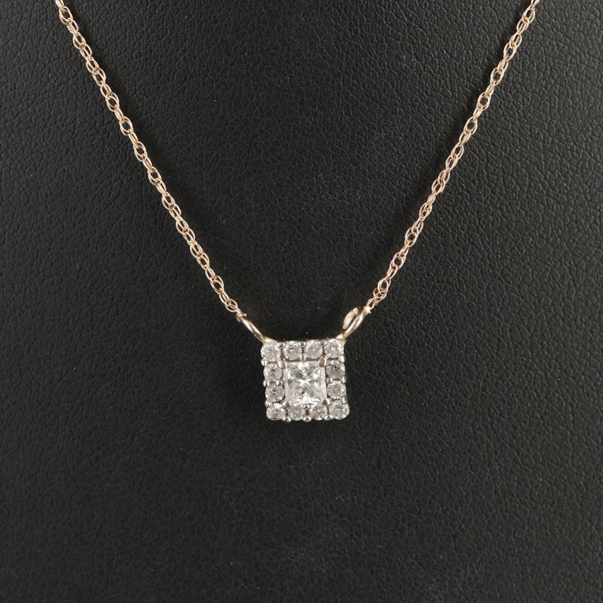 14K 0.45 CTW Diamond Necklace