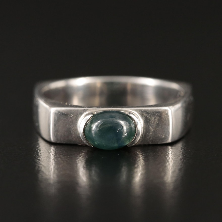 Sterling Star Sapphire Ring